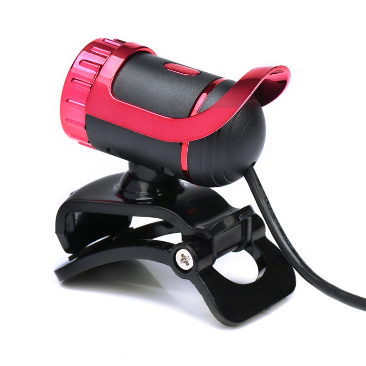 HXSJ A859 480P Computadora Red Curso Cámara Video Cámara USB Micrófono incorporado que absorbe el sonido, Red, Black, No Camera Function Black, No Camera Function  Red