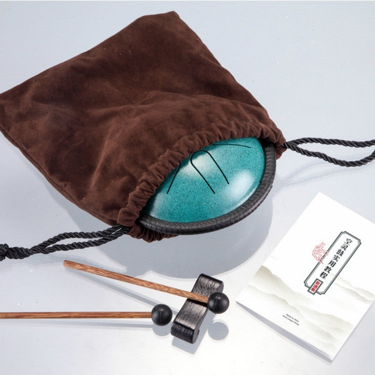 Tambor de bolsillo de 5,5 pulgadas, instrumento de percusión de viaje de ocio, tambor de mano etéreo