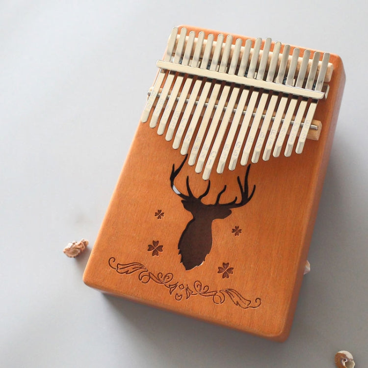 Piano de pulgar portátil Kalimba de 17 tonos, Mahogany-Classic Deer, Bamboo-Classic Deer, Mahogany-Sun God, Mahogany-Six-Pointed Star, Mahogany-Blue (Classic Deer), Spruce-Classic Deer, White-Classic Deer, Acacia-Classic Deer, Sapele-Classic Deer      ...