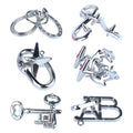 6 PCS / Set Magic Lock Aleación de zinc Cerebro en desarrollo Rompecabezas Bloquear juguetes, 6 PCS / Set Puzzles Lock