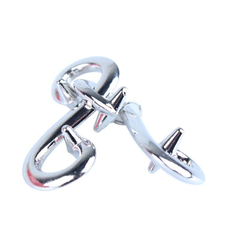 6 PCS / Set Magic Lock Aleación de zinc Cerebro en desarrollo Rompecabezas Bloquear juguetes, 6 PCS / Set Puzzles Lock