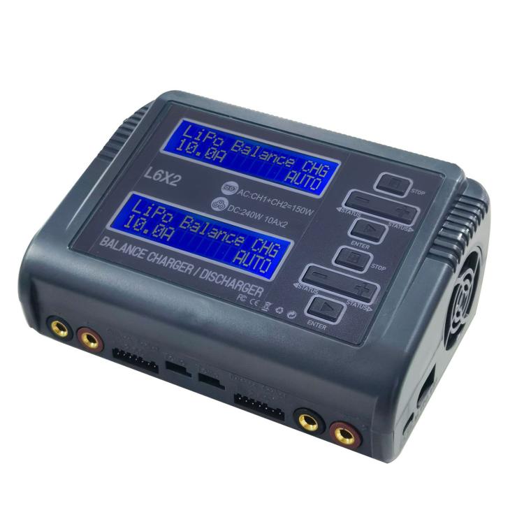 Cargador de batería de litio equilibrado HTRC C240, cargador de juguete de avión con Control remoto, US Plug, EU Plug