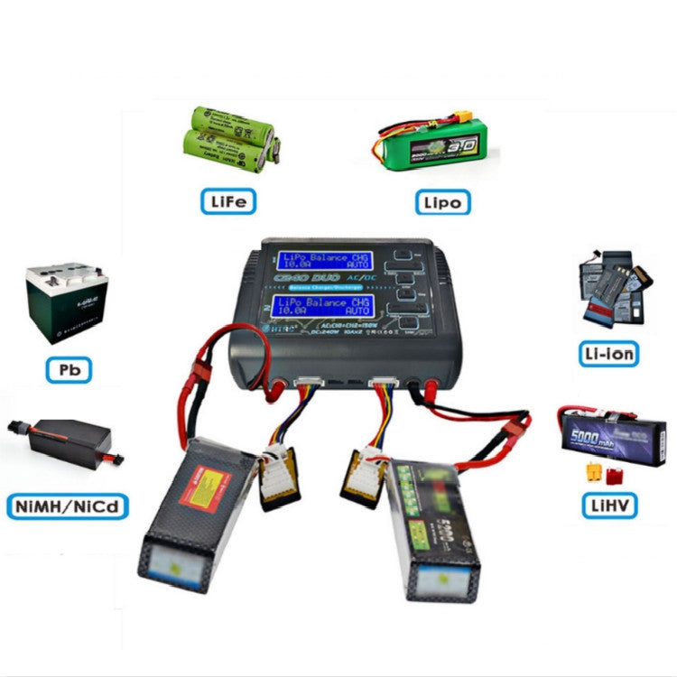 HTRC T240 Touch Balance modelo avión cargador de batería de litio Control remoto coche juguete B6 cargador,, EU Plug, US Plug