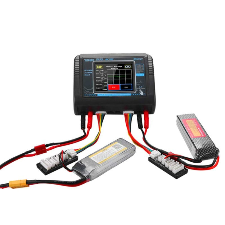 HTRC T240 Touch Balance modelo avión cargador de batería de litio Control remoto coche juguete B6 cargador,, EU Plug, US Plug