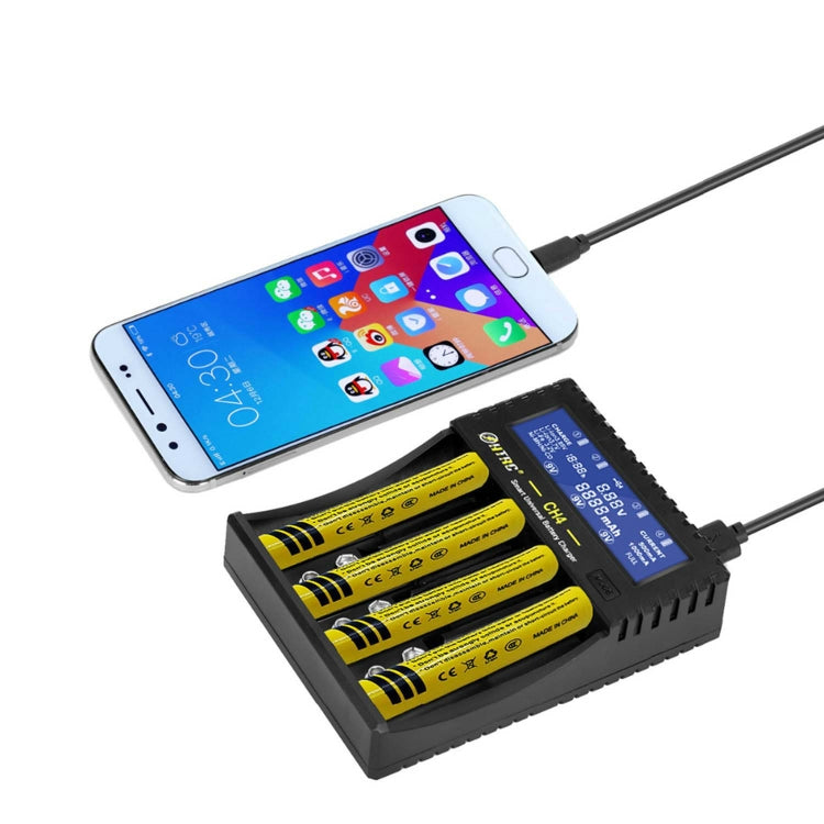 Cargador de batería de iones de litio multifuncional HTRC CH4