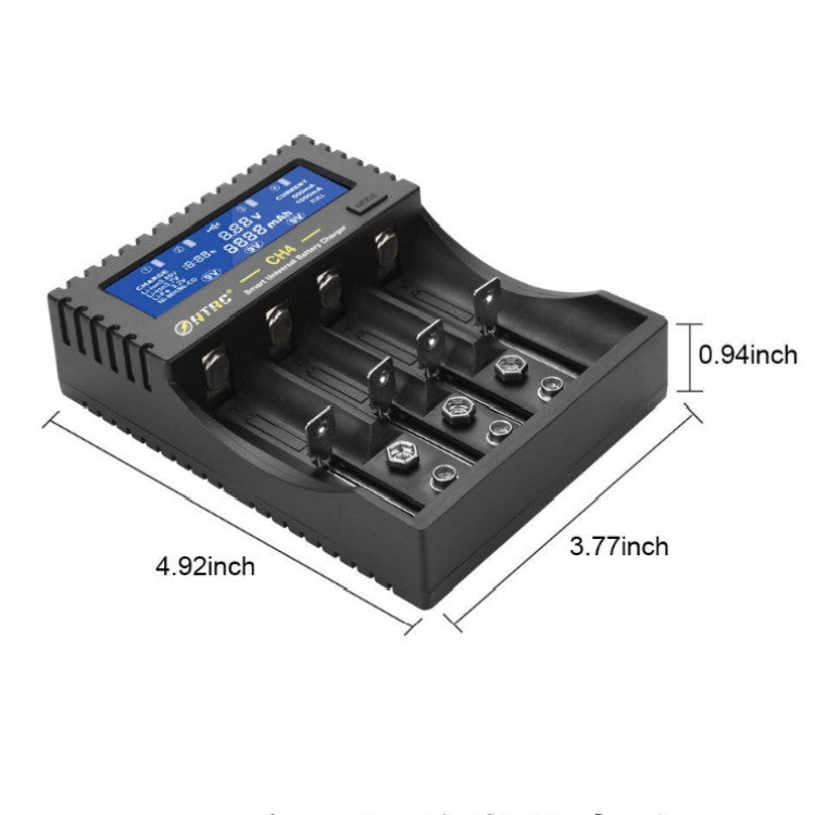 Cargador de batería de iones de litio multifuncional HTRC CH4