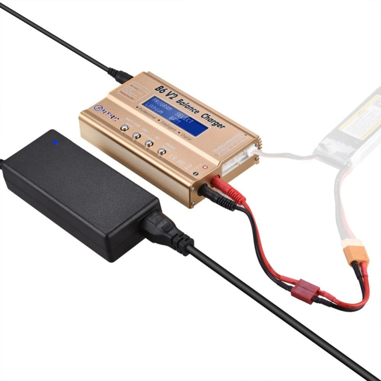 Cargador de avión modelo HTRC B6 V2, cargador de equilibrio inteligente,, US Plug, EU Plug, UK Plug, AU Plug