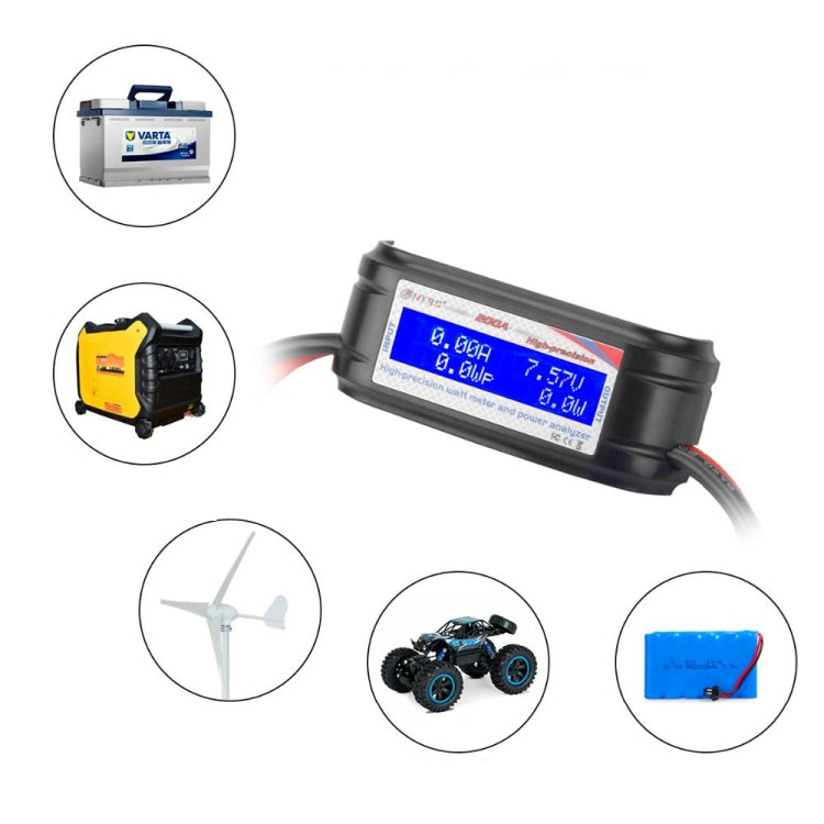 Probador de modelo de medidor de potencia de voltaje actual HTRC 200A