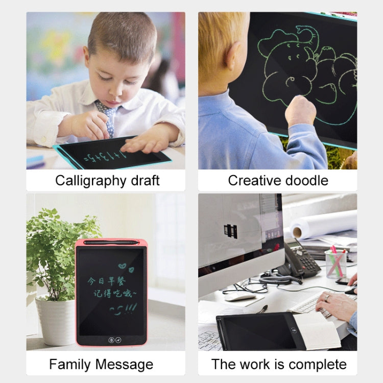 Tablero de escritura a mano LCD de 8,5 pulgadas para niños, tablero de escritura a mano con grafiti, Monochrome Red, Colorful Red, Monochrome Black, Colorful Black, Monochrome White, Colorful White, Monochrome Blue, Colorful Blue, Monochrome Green     ...