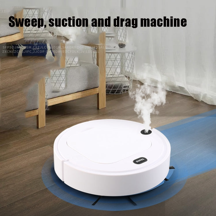 Robot de barrido humidificador inteligente para el hogar, aspirador con pulverizador, recolector de polvo de barrido perezoso, fregado