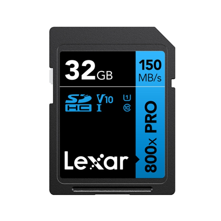 Tarjeta de memoria para cámara SLR con tarjeta SD de alta velocidad Lexar SD-800X Pro, 32GB, 64GB, 128GB, 256GB, 512GB