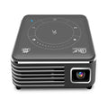 Mini proyector inteligente P11 854x480 DLP con control remoto por infrarrojos, Android 9.0, 2GB+16GB, compatible con WiFi 2.4G/5G, Bluetooth, tarjeta TF