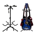 Soporte para guitarra con trípode y ajuste de altura de tres cabezales, Three-head Guitar Stand