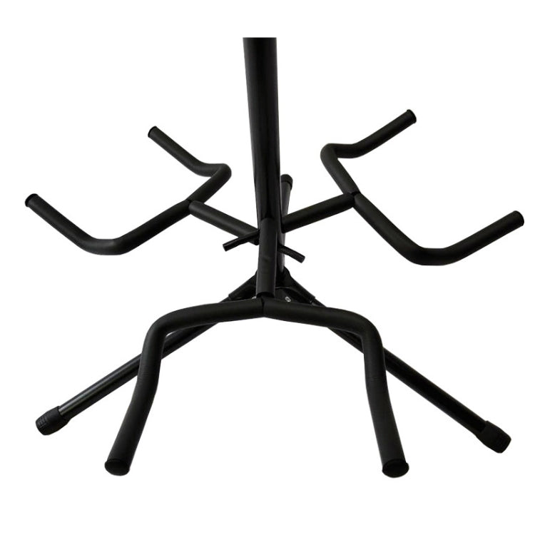 Soporte para guitarra con trípode y ajuste de altura de tres cabezales, Three-head Guitar Stand