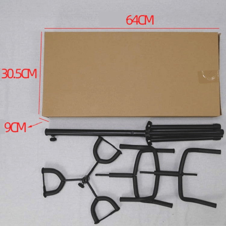 Soporte para guitarra con trípode y ajuste de altura de tres cabezales, Three-head Guitar Stand