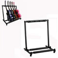 Estante de exhibición de guitarra de metal largo plegable, Three Racks, Five Racks, Seven Racks, Nine Racks