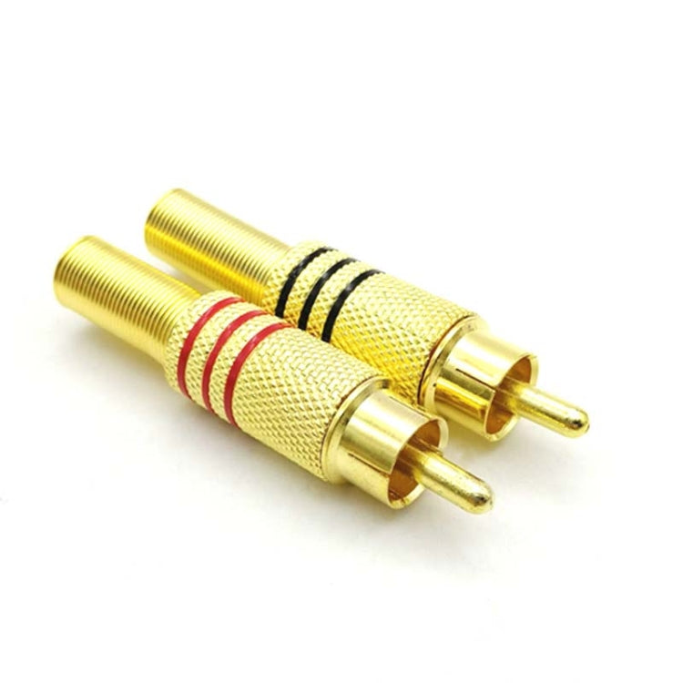 30 PCS RCA Lotus Head AV Audio y Video Plug Plum Blossom Plug Lotus Head RCA Head, 30pcs