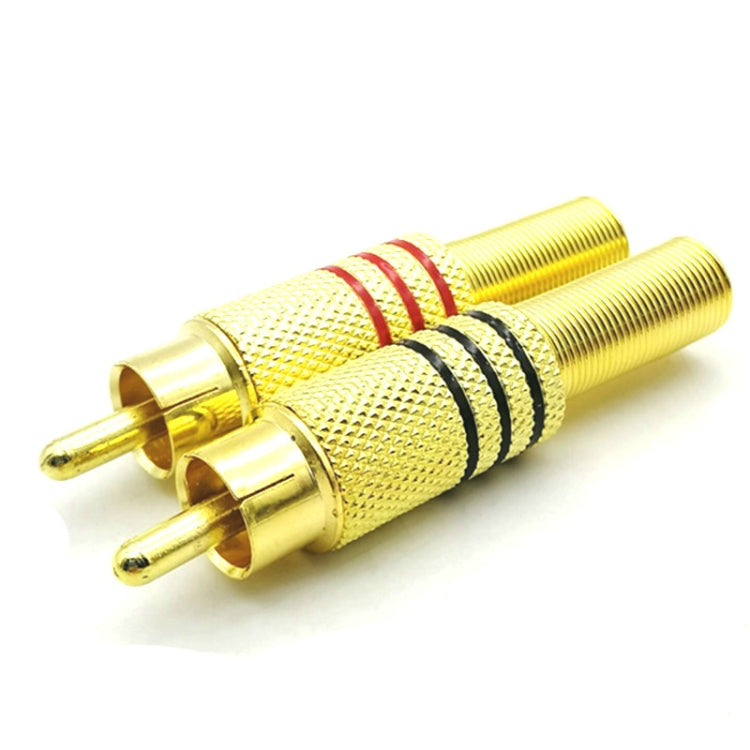 30 PCS RCA Lotus Head AV Audio y Video Plug Plum Blossom Plug Lotus Head RCA Head, 30pcs
