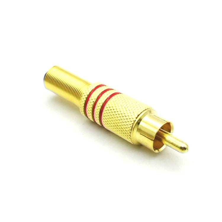 30 PCS RCA Lotus Head AV Audio y Video Plug Plum Blossom Plug Lotus Head RCA Head, 30pcs