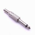 40 PCS Mono Audio Plug Micrófono Sophomore Core Conector de 6,35 mm