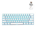 RK61 Teclado mecánico para juegos móviles con tableta de modos duales inalámbricos / Bluetooth de 61 teclas, longitud del cable: 1,5 m, Green Shaft, Red Shaft, Tea Shaft
