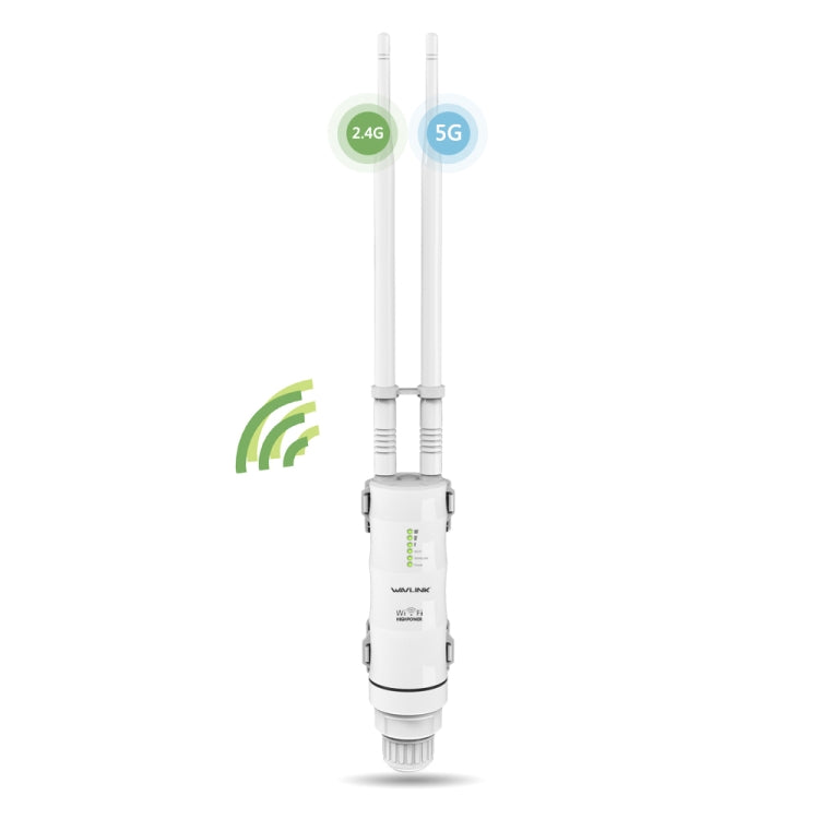 WAVLINK AC600 AP 2.4G/5G Repetidor de alta potencia para exteriores de doble frecuencia, EU Plug, US Plug, AU Plug, UK Plug