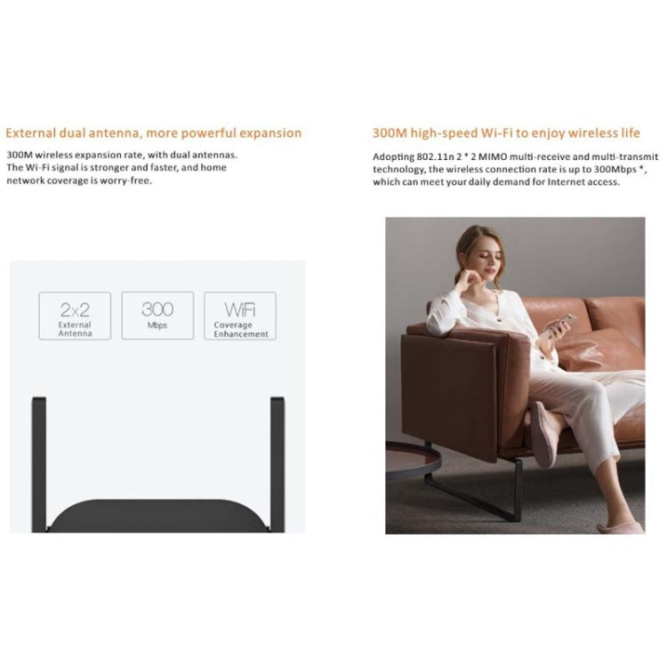 Extensor de mejora de amplificación de señal inalámbrica Wifi PIX-LINK WR22 300Mbps, EU Plug, US Plug, UK Plug, AU Plug