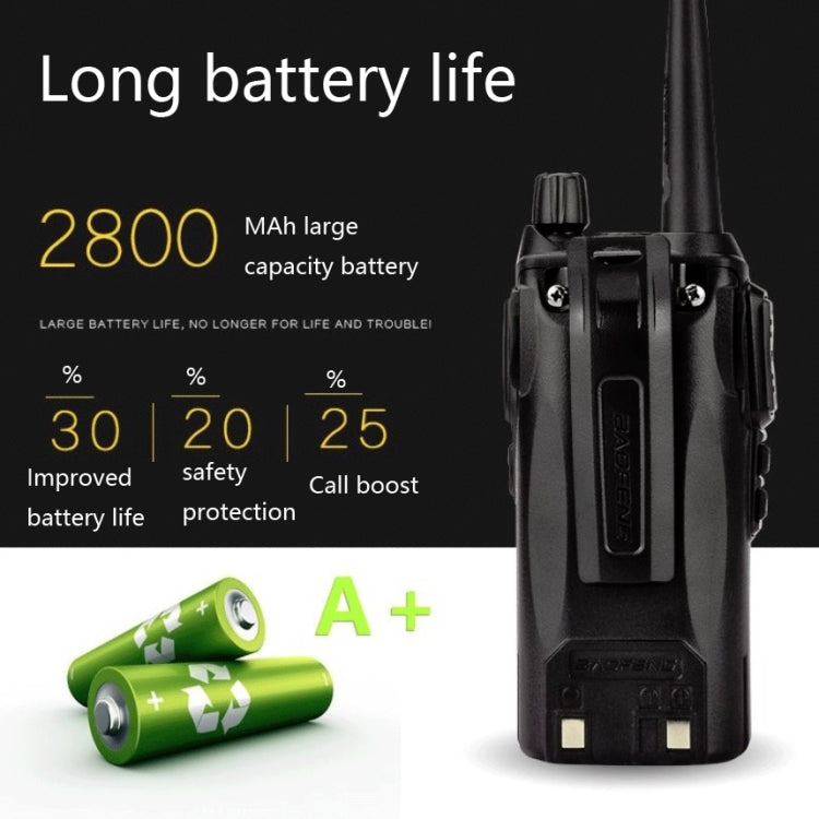 Walkie-talkie multifuncional con botón de transmisión dual de alta potencia Baofeng UV-8D 8W, AU Plug, EU Plug, US Plug, UK Plug