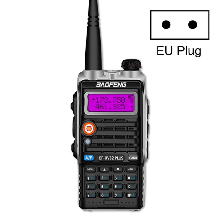 Baofeng BF-B2Plus Mini walkie-talkie FM de alta potencia para exteriores, 50 km, AU Plug, EU Plug, US Plug, UK Plug