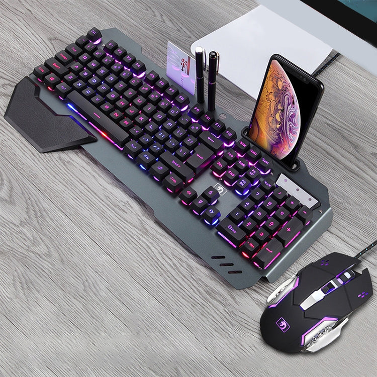 618 Juego de teclado y mouse manipulador de juegos de cibercafé, longitud del cable: 1,6 m