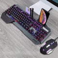618 Juego de teclado y mouse manipulador de juegos de cibercafé, longitud del cable: 1,6 m