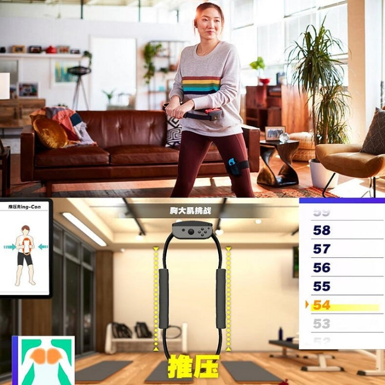 Game Fitness Ring Sports Fitness Ring + correa para la pierna para Nintendo NS
