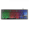ZIYOULANG K16 Teclado manipulador de portátil para juegos con luz mixta colorida de 87 teclas, longitud del cable: 1,5 m, K16