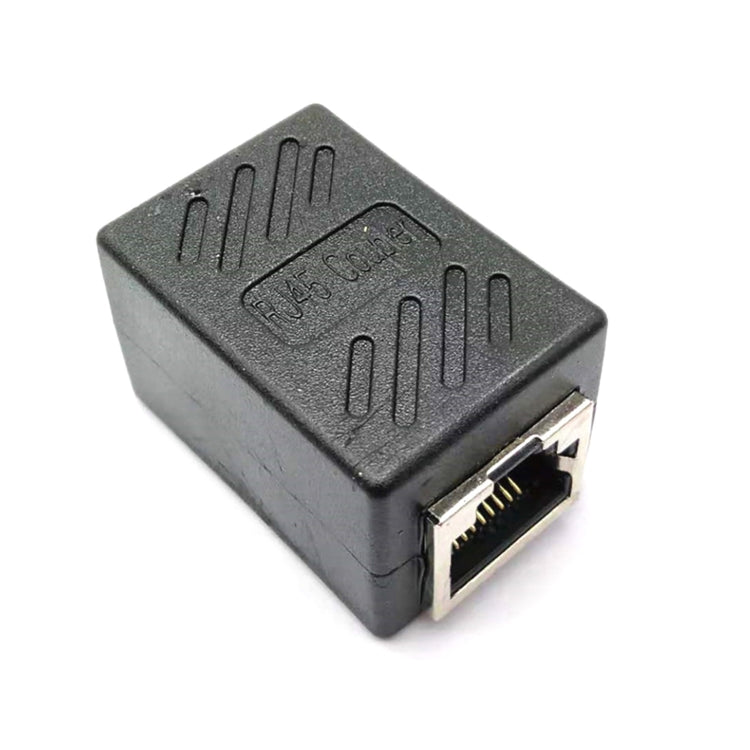 Conector de Cable de red RJ45 con cabezal recto de red, junta a tope 8P8C, cabezal de doble paso blindado, 10 Uds.