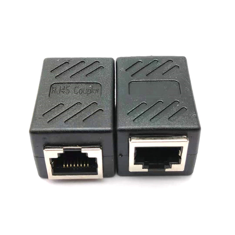 Conector de Cable de red RJ45 con cabezal recto de red, junta a tope 8P8C, cabezal de doble paso blindado, 10 Uds.