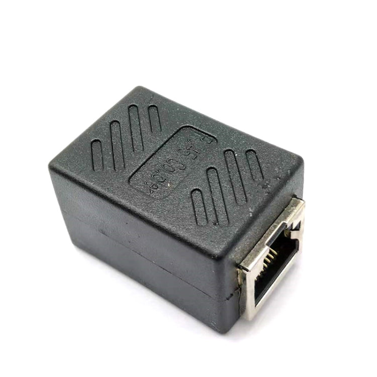 Conector de Cable de red RJ45 con cabezal recto de red, junta a tope 8P8C, cabezal de doble paso blindado, 10 Uds.