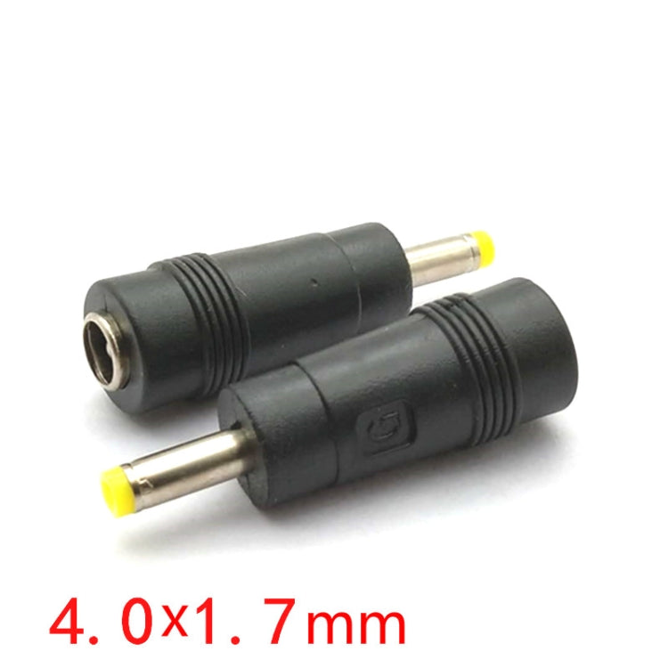 50 PCS 5,5 x 2,1 mm a 4,0 x 1,7 mm Conector de alimentación del cabezal de conversión de energía CC
