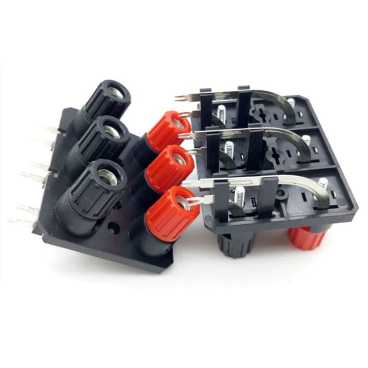 10 PCS Terminal de amplificador de audio de seis bits WP Toma de cableado externo