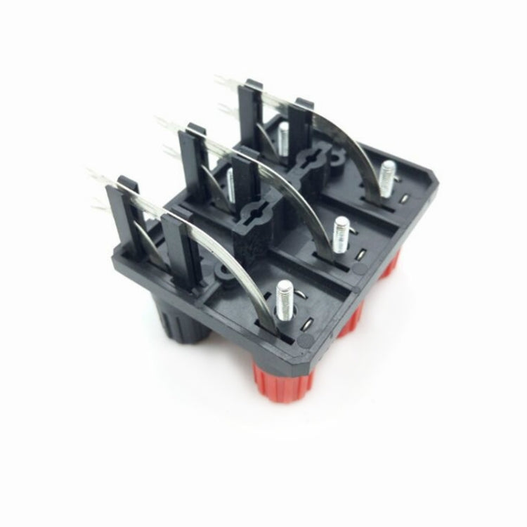 10 PCS Terminal de amplificador de audio de seis bits WP Toma de cableado externo