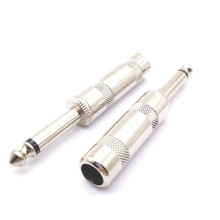 10 Uds. Conector de altavoz de micrófono mezclador Mono de soldadura de Audio de dos núcleos de 6,35mm