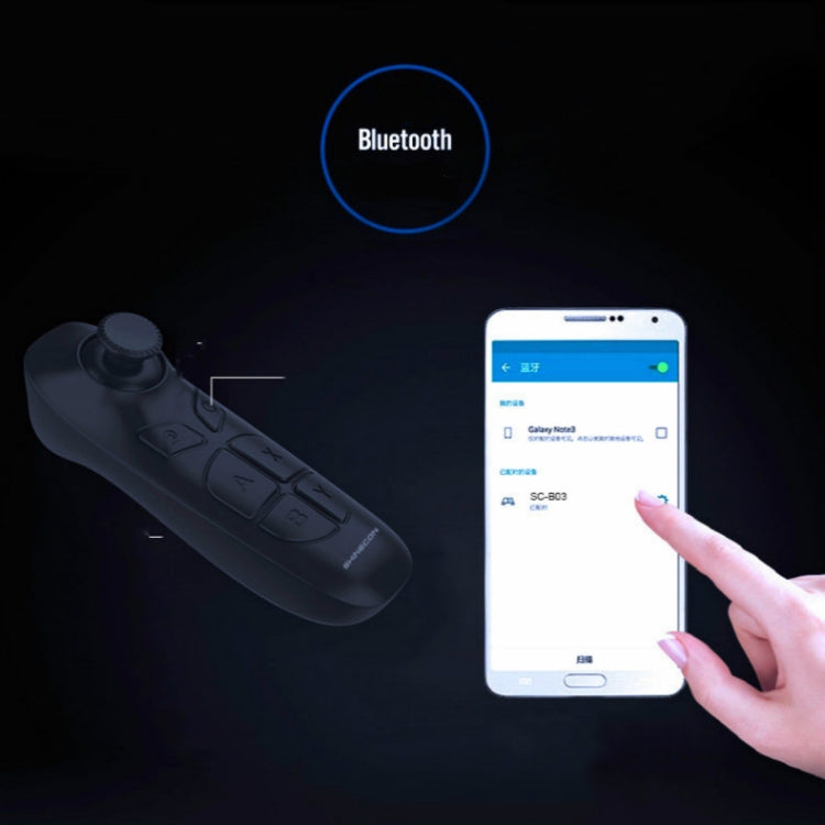 SHiNECON SC-B03 VR Game Handle Bluetooth Teléfono móvil Conexión inalámbrica Control remoto