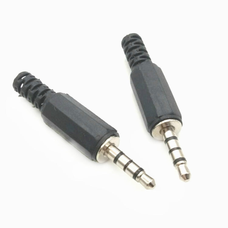 30 PCS Conector de auriculares 3,5 mm Cabezal de audio de cuatro polos Cabezal de soldadura DIY, Four Pole Audio Head