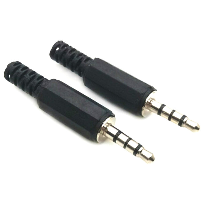 30 PCS Conector de auriculares 3,5 mm Cabezal de audio de cuatro polos Cabezal de soldadura DIY, Four Pole Audio Head