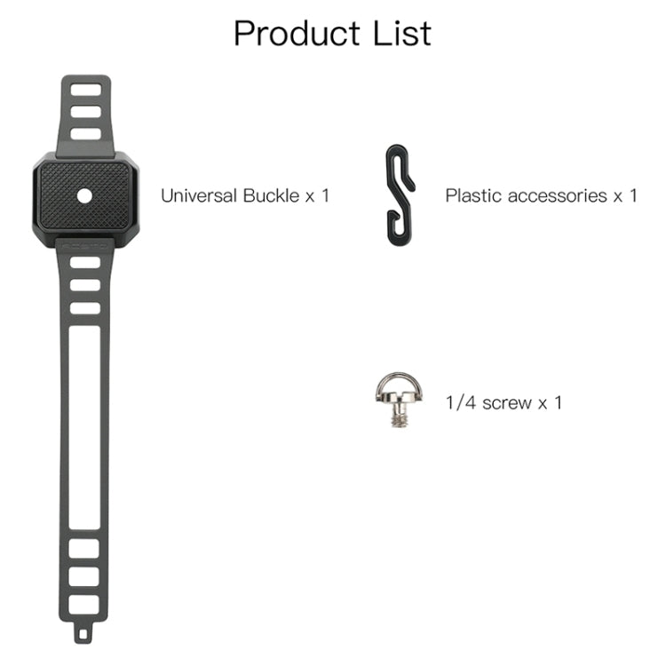 Hebilla de expansión universal RCSTQ para dron DJI Mavic Air 2 Pro / Femi FIMI, Expansion Buckle
