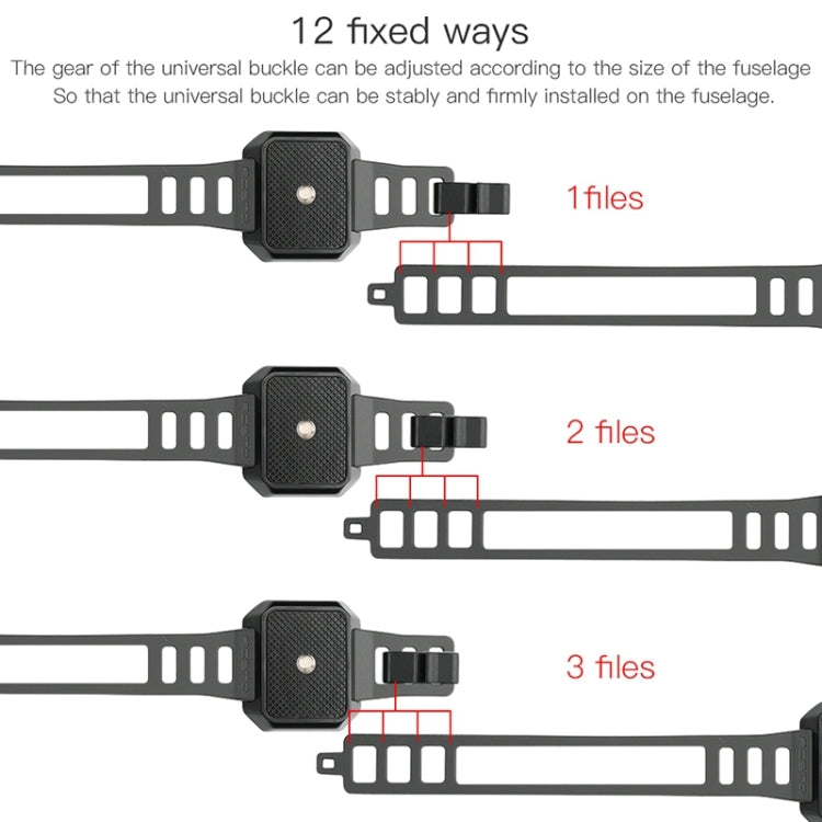 Hebilla de expansión universal RCSTQ para dron DJI Mavic Air 2 Pro / Femi FIMI, Expansion Buckle