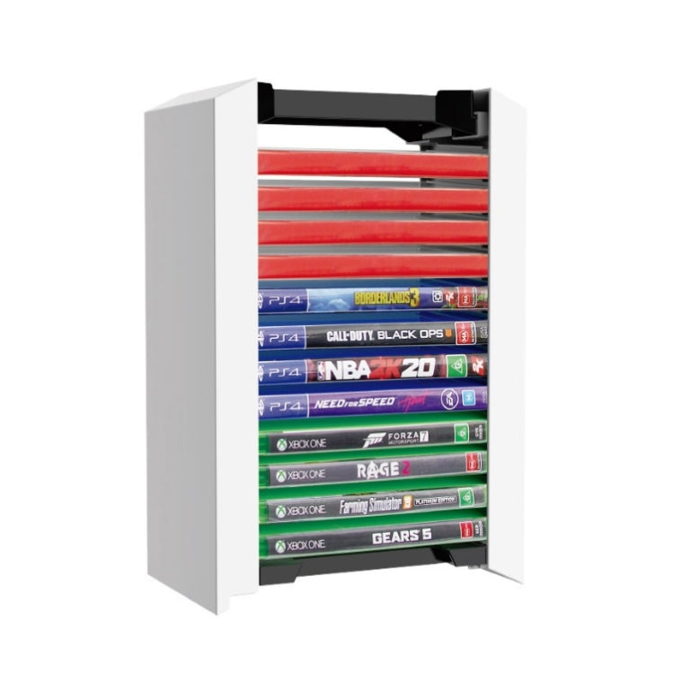 El estante de almacenamiento de Cd para juegos de consola puede acomodar 12 estantes de discos de doble capa para PS5, TP5-0520
