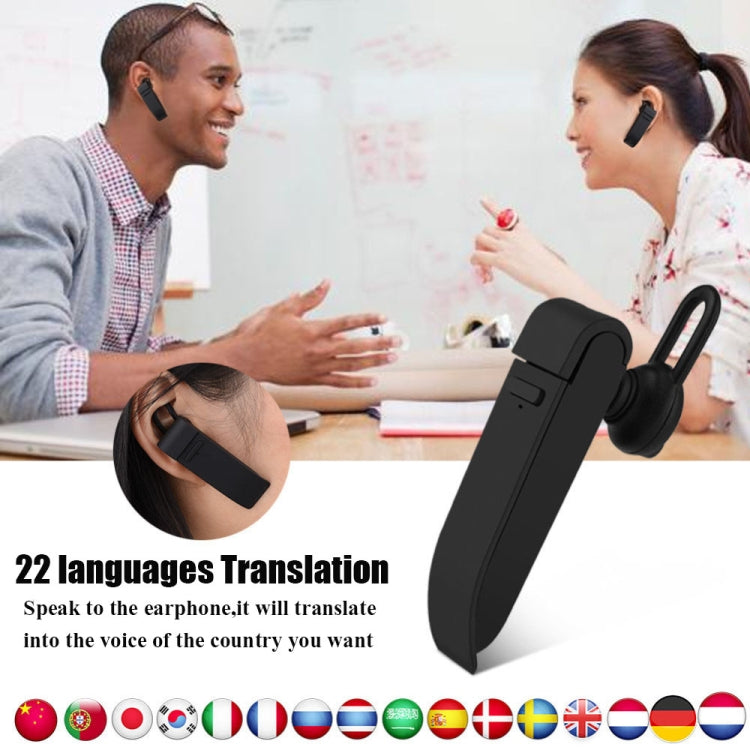 Traductor de voz inteligente portátil, Traductor de voz instantáneo con Bluetooth, Traductor de negocios para viajes en tiempo Real, compatible con 22 idiomas, Support 22 Languages