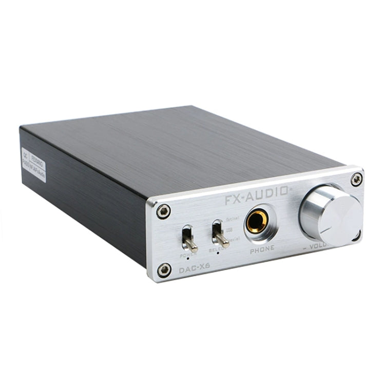 FX-AUDIO DAC-X6 Fever HiFi fibra Coaxial USB Amp Audio Digital DAC decodificador 24BIT/192