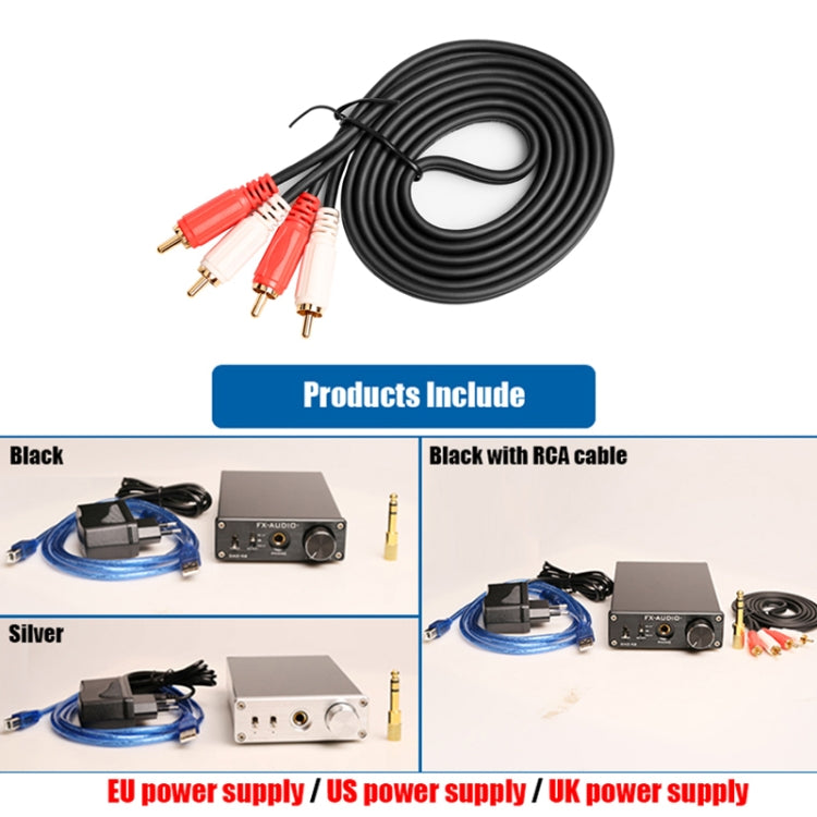FX-AUDIO DAC-X6 Fever HiFi fibra Coaxial USB Amp Audio Digital DAC decodificador 24BIT/192