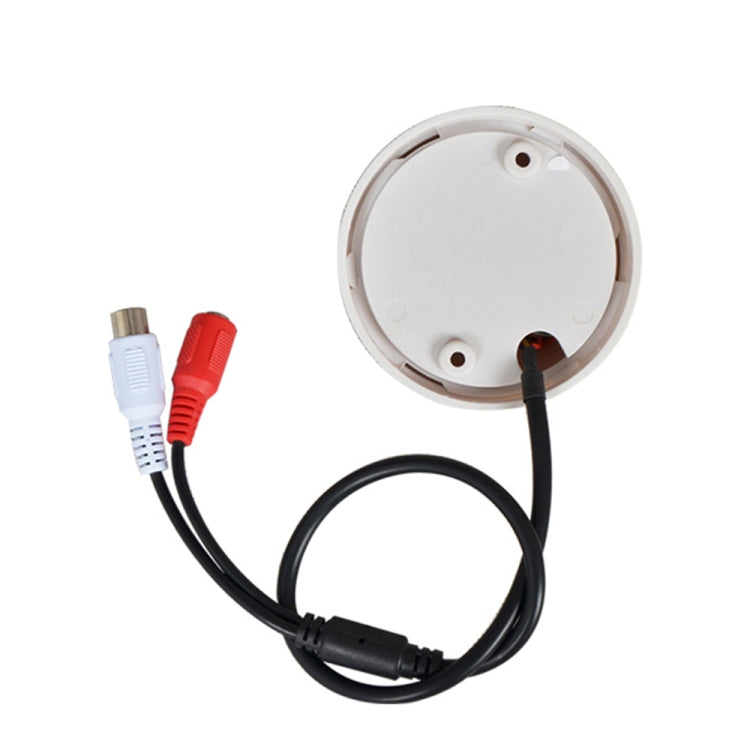 Micrófono CCTV con forma de Golf, dispositivo para recoger audio, alta sensibilidad, DC12V, monitoreo de audio, dispositivo de escucha de sonido